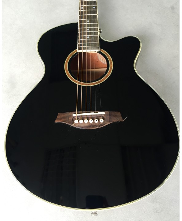 ARTIST ACOUSTIC GUITAR W/CUTAWAY BLACK